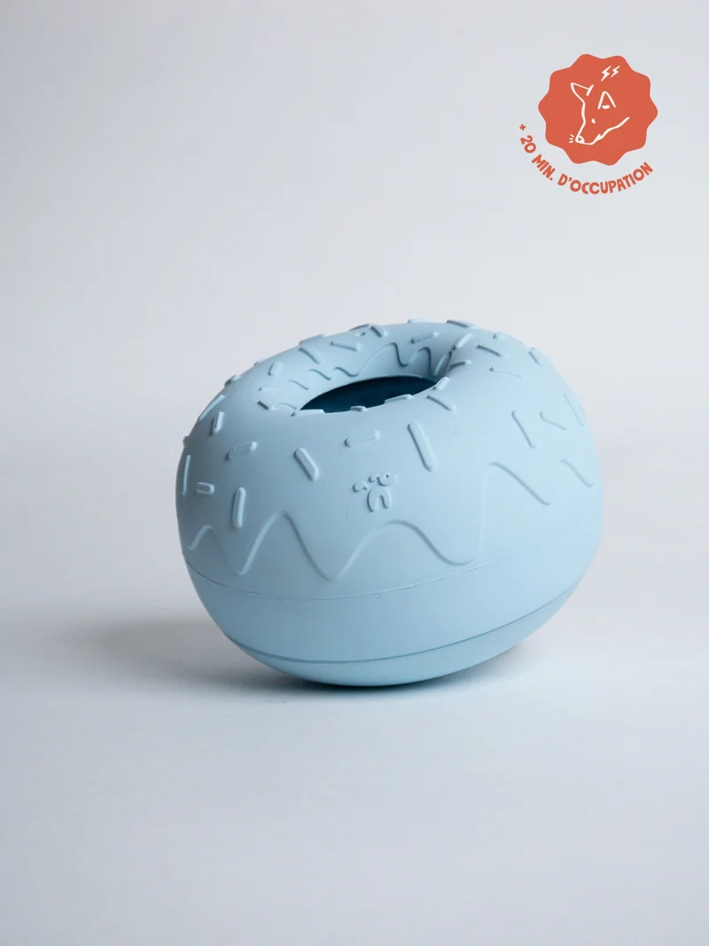 Jouet d'occupation pour chien - Yoomy Donut 🍩 - Bleu