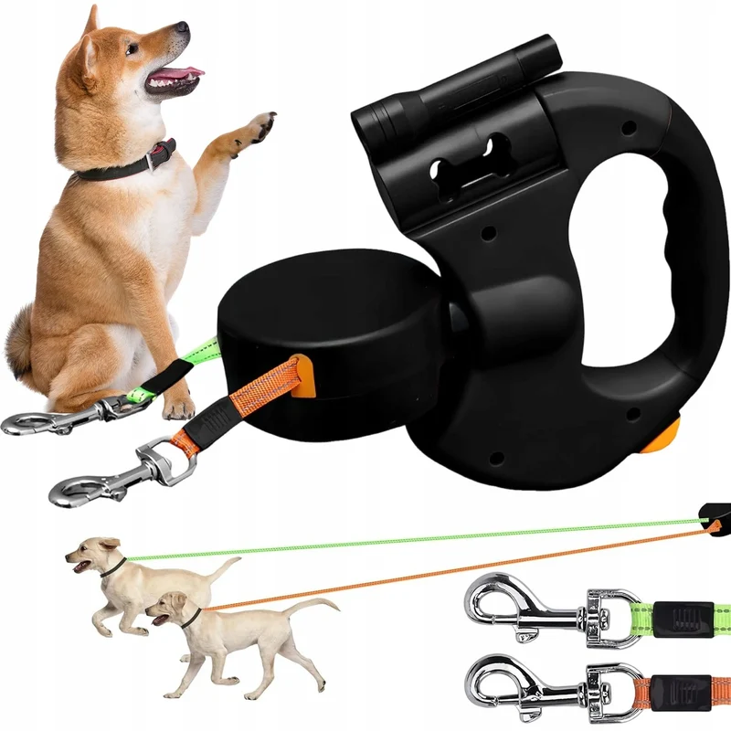 lasse double pour chien