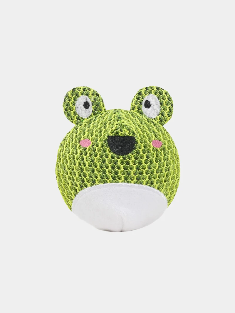 Balle en peluche pour chien - Farmz Friends Grenouille 🐸 - HugSmart