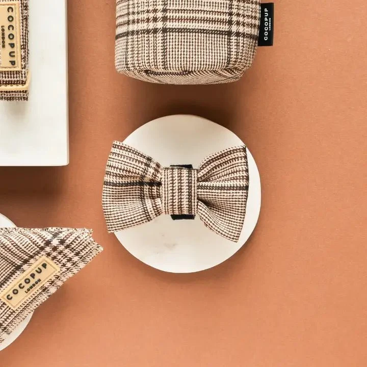 Nœud papillon Pup Plaid – chic & facile à attacher