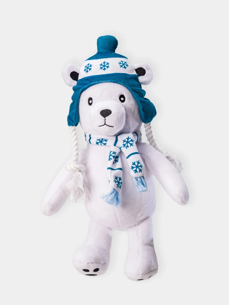 Peluche de Noël pour chien - Ours Polaire ❄️ - House of Paws