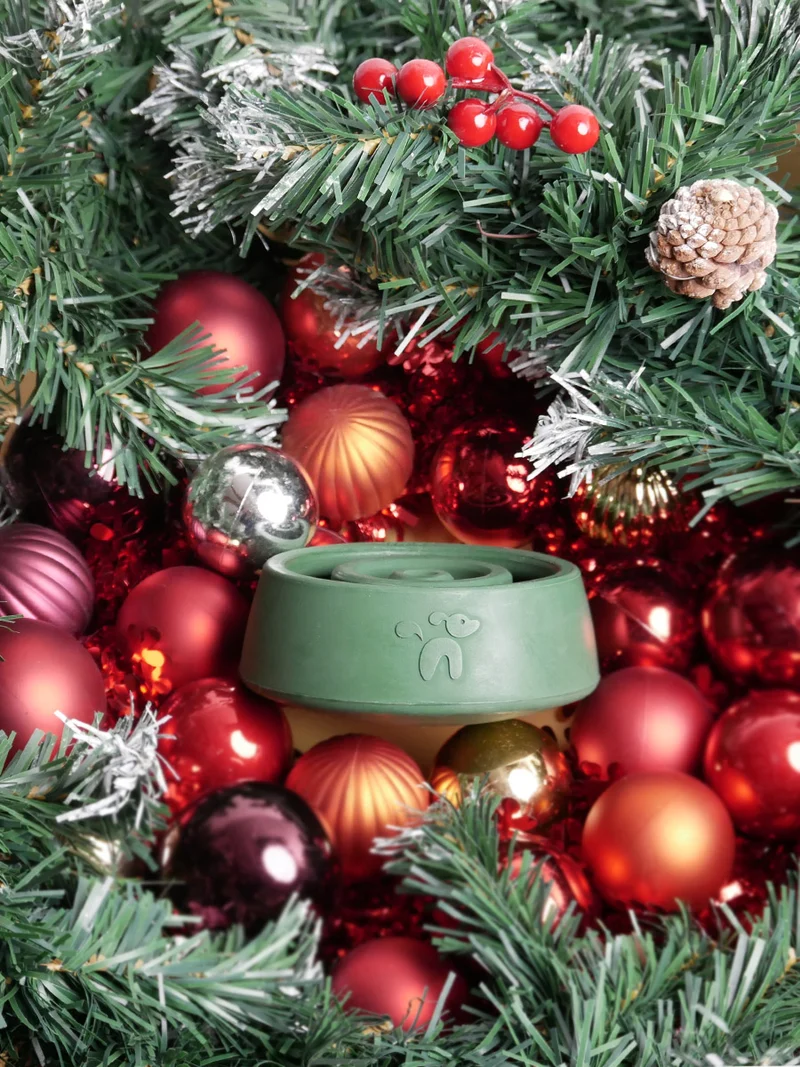 Jouet d'occupation pour chien - Yoomy Wobble 🫨 - Edition limitée de Noël Vert Sapin
