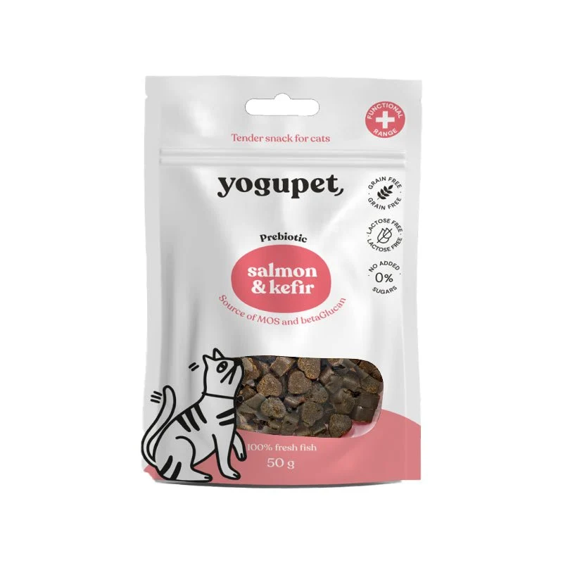 Snack au saumon et kéfir pour chat Yogupet - 50g