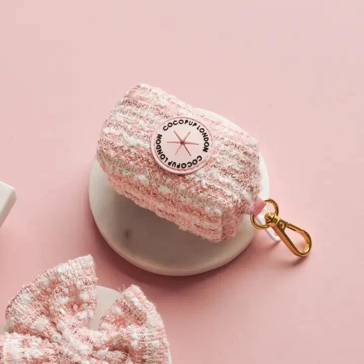 Porte-sac à crottes Tweed Rose