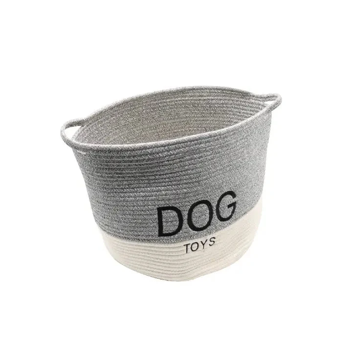 Panier de rangement pour jouets pour chiens — Élégance et organisation