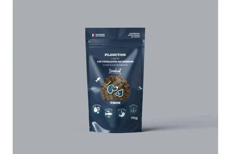 PLANCTON - Feuilletés de poisson pour chiens et chats