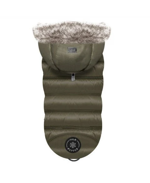 Doudoune pour chiens moyens et morphologies larges - Hans Kaki