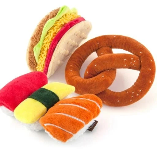 Jouet en peluche pour chien - Tacos de Pet PLAY 3 en 1