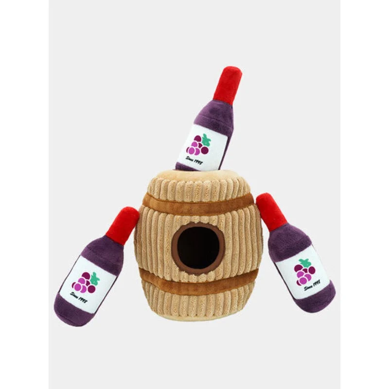 Jouet de fouille pour chien - Tonneau de Vin 🍷