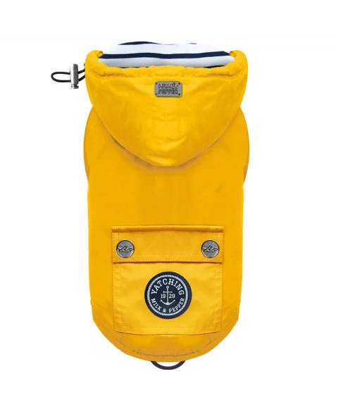 Imperméable pour Chien Ciré Jaune Babord et Tribord