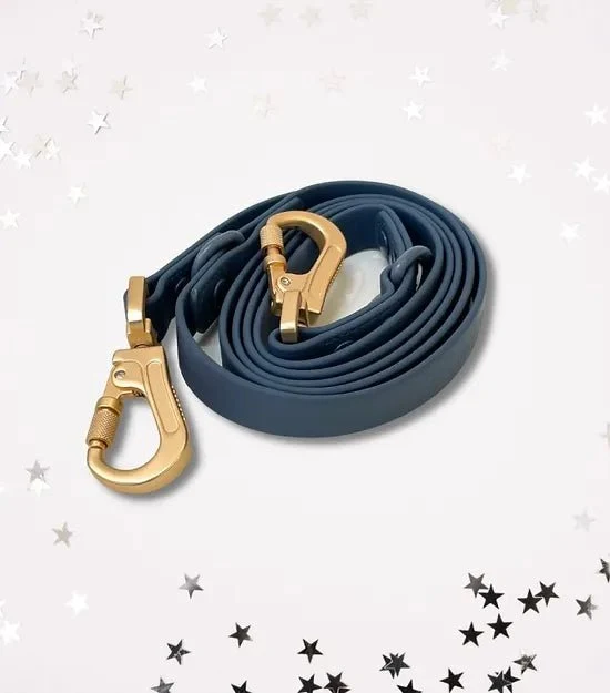 Laisse pour chien multi positionnable imperméable - Capricornus Bleu Marine (PVC)