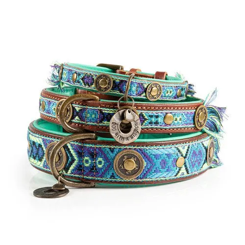 Collier pour chien en cuir Boho Juan DWAM 🤎
