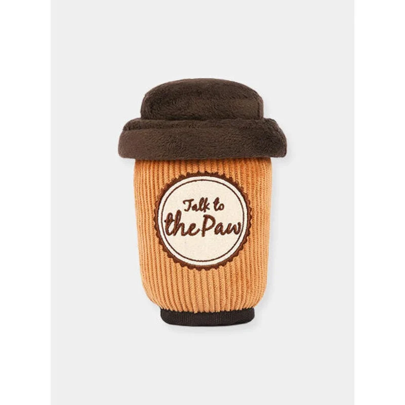 Jouet en peluche pour chien Pup Cup Café - Latte à emporter ☕
