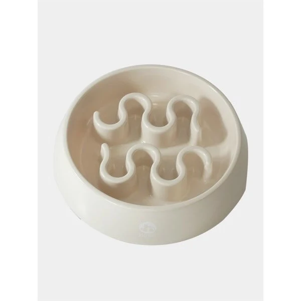 Gamelle anti-glouton Ronde- Taille L- Sable
