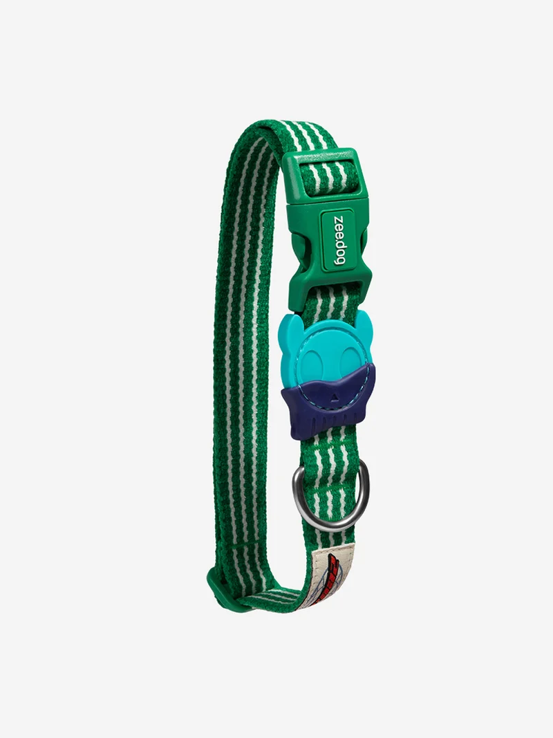 Collier pour chien - Velvet Vibes Vert - Zee.Dog