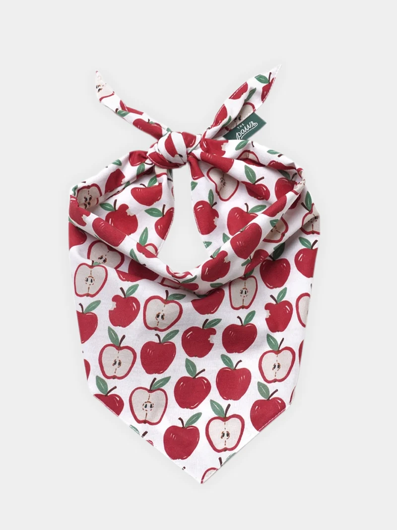 Bandana pour chien - Motif Orchard 🍎 - The Paws