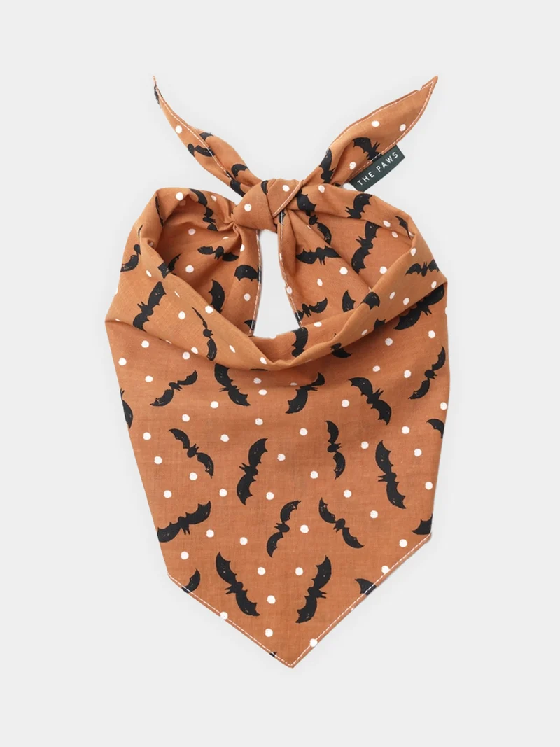 Bandana pour chien - Motif Batty 🦇 - The Paws
