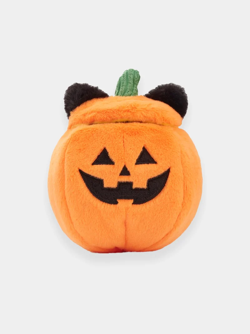Peluche pour chien - Cat-O'Lantern 🎃🐈‍⬛ - The Foggy Dog