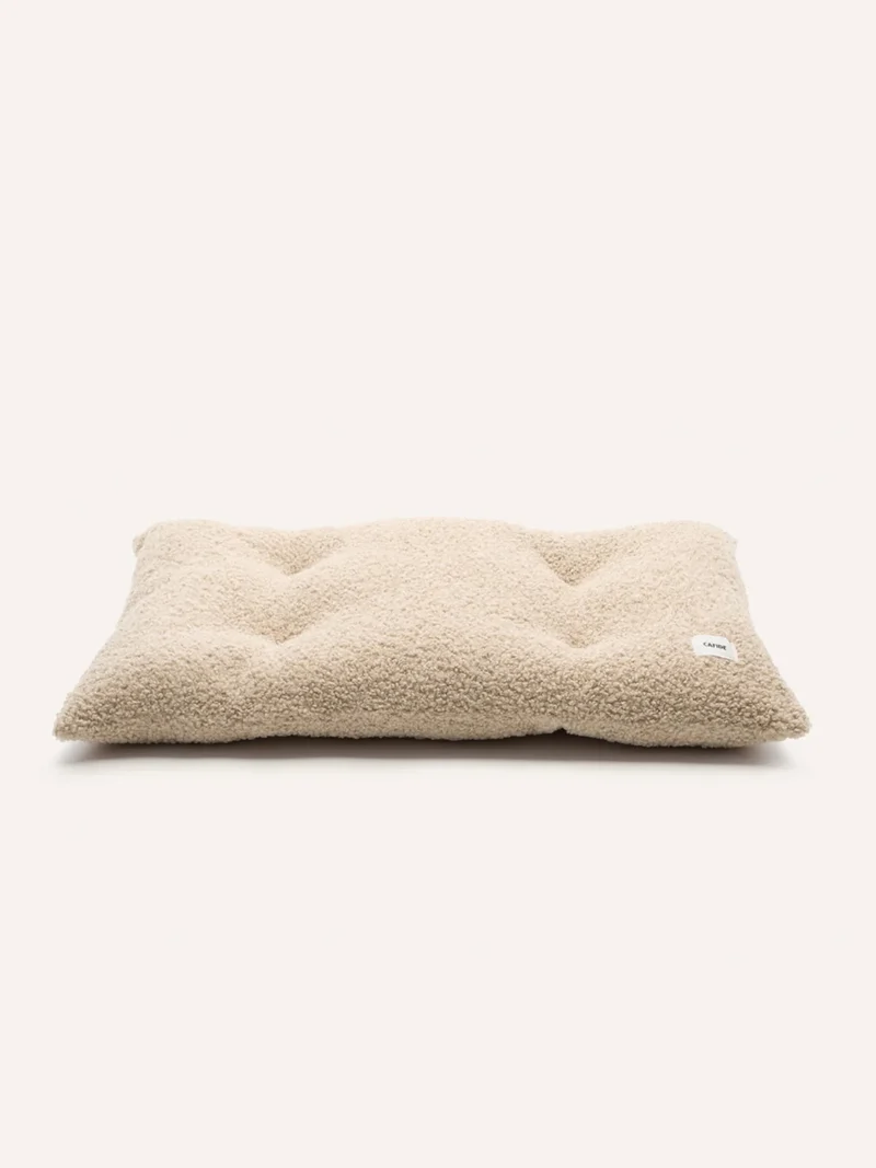 Coussin pour chien Bela - Bouclette beige - Cafide