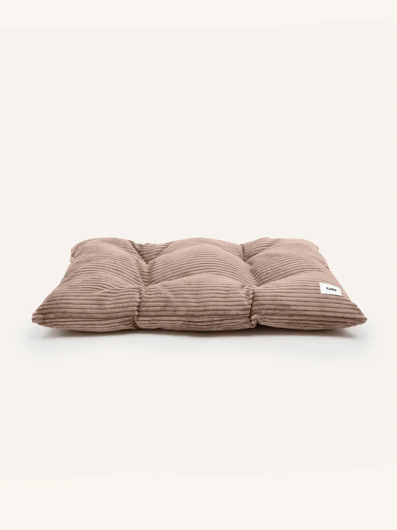 Coussin pour chien Bela - Velours côtelé mocca - Cafide