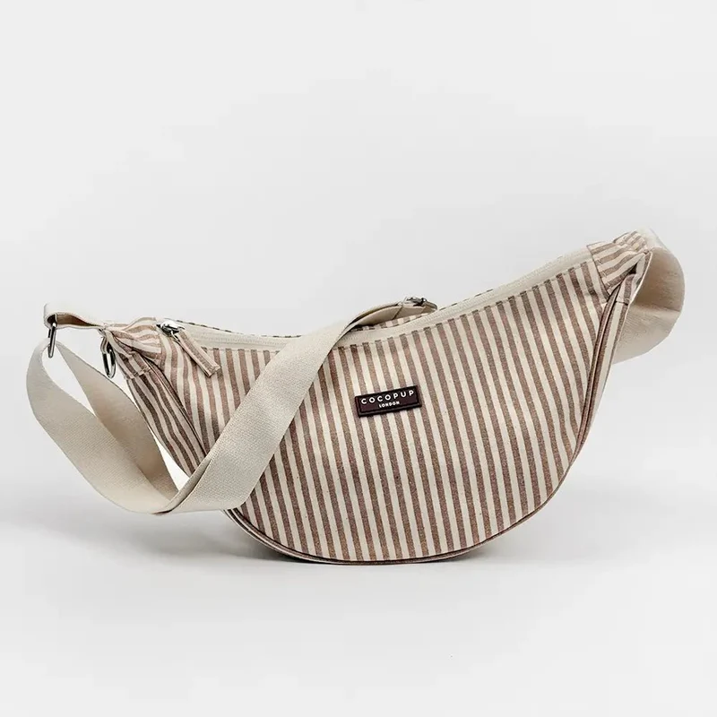 Sac de promenade pour chien bandoulière London Linen CocoPup London