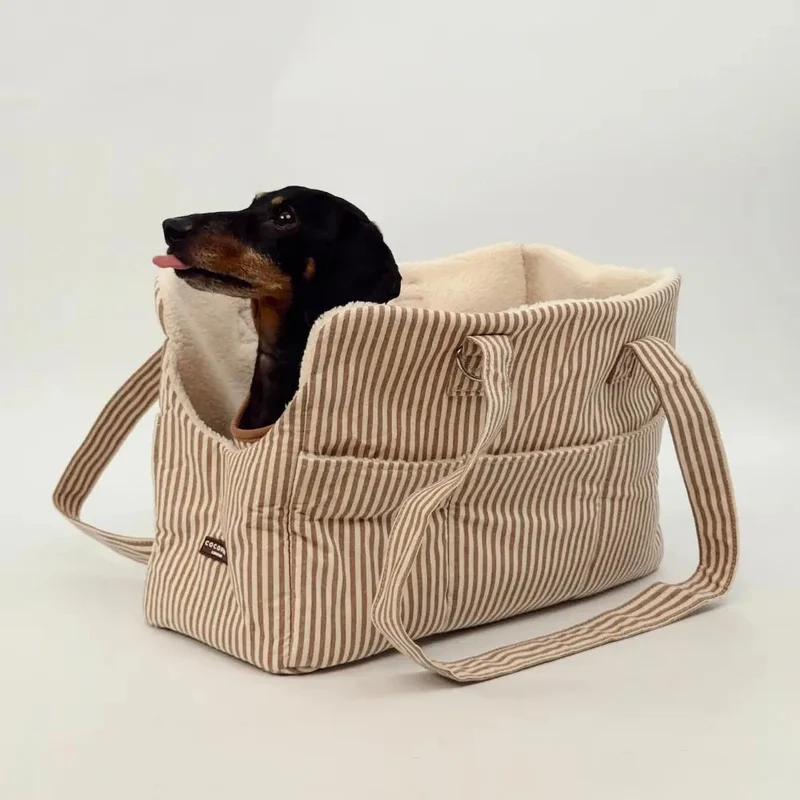 Sac de transport pour chien London Linen CocoPup London