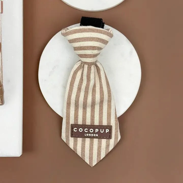 Cravate pour chien London Linen Stripes CocoPup London
