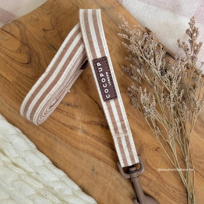 Laisse pour chien rayée London Linen CocoPup London