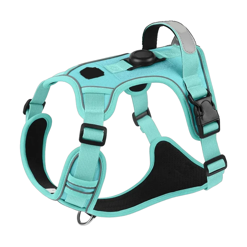 Harnais Chien Anti Traction avec Support AirTag