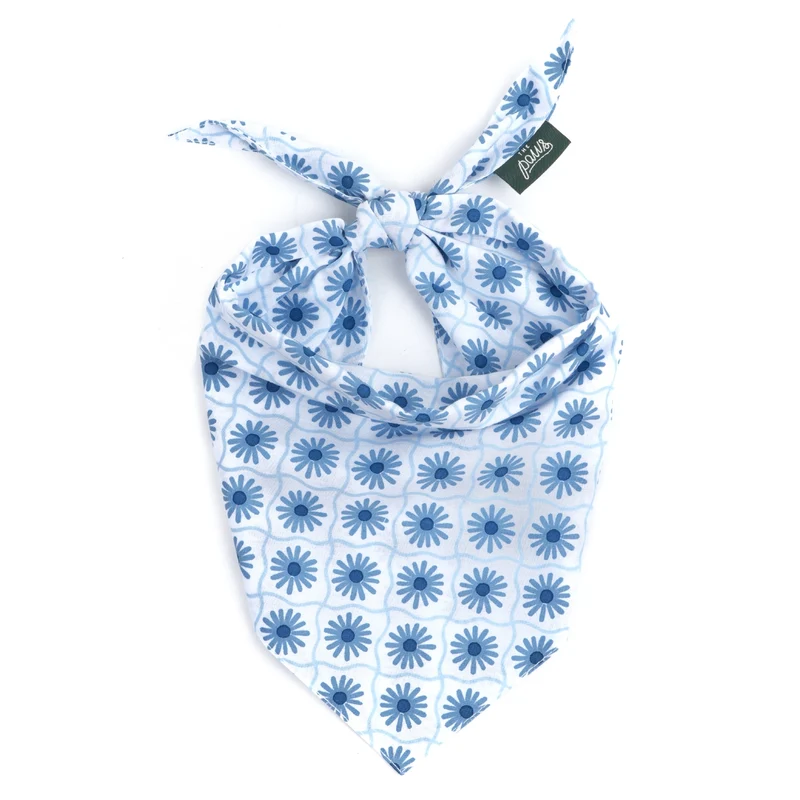 BANDANA - Alfies Fleurs bleues