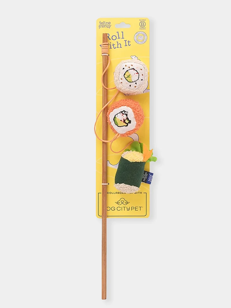 Canne à pêche pour chat - Sushi 🍣 - Pet PLAY