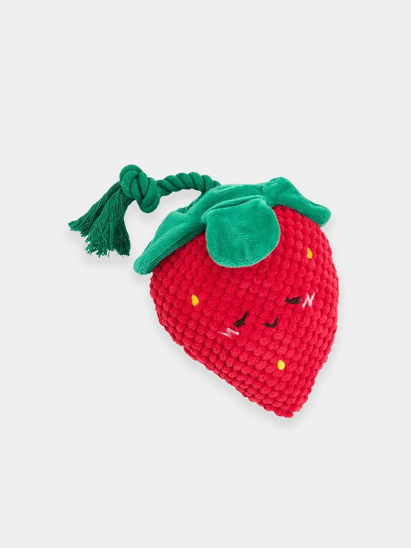 Peluches pour chien - Crinkle Crops Fraise 🍓 - Zippy Paws