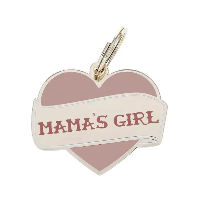 Médaille gravée pour chien personnalisable Mama's Girl
