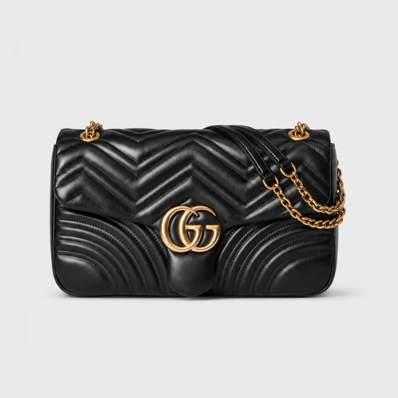 Sac à Épaule Grand Format à Motif GG Marmont