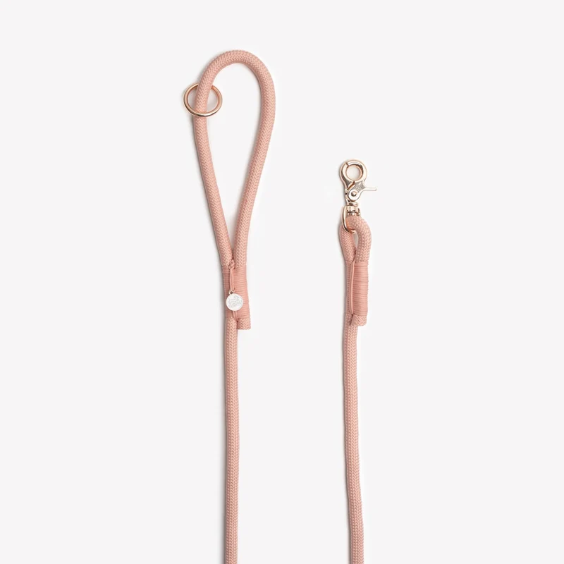LAISSE EN CORDE - Rose poudré