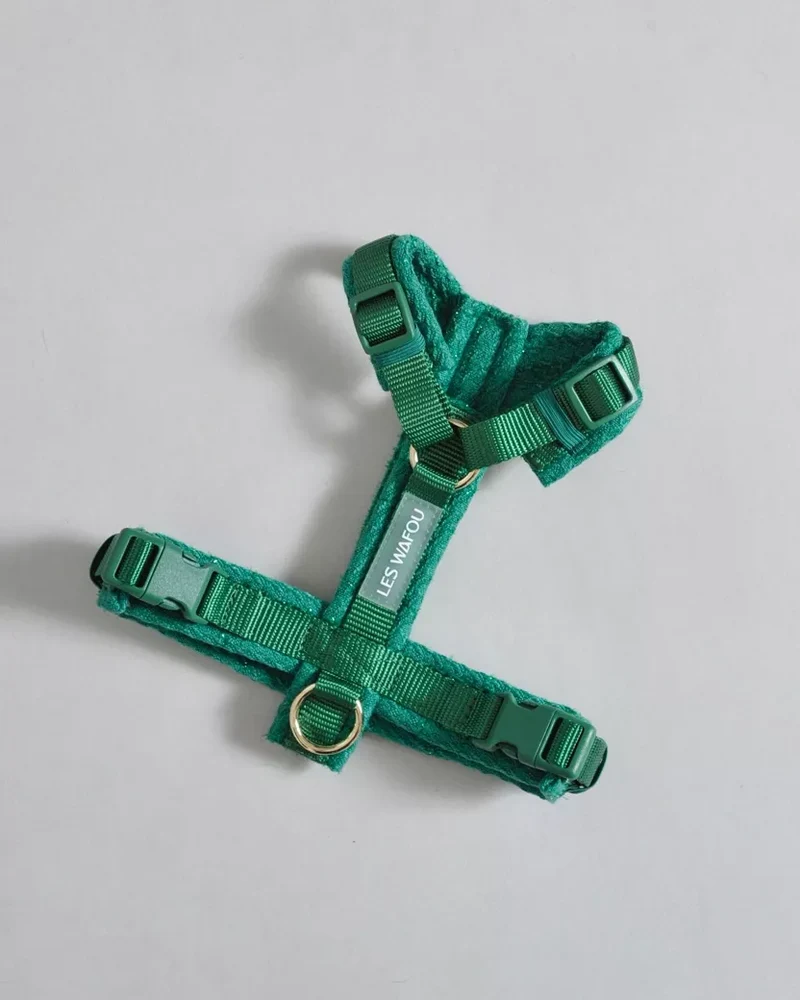 HARNAIS EN TWEED - Vert