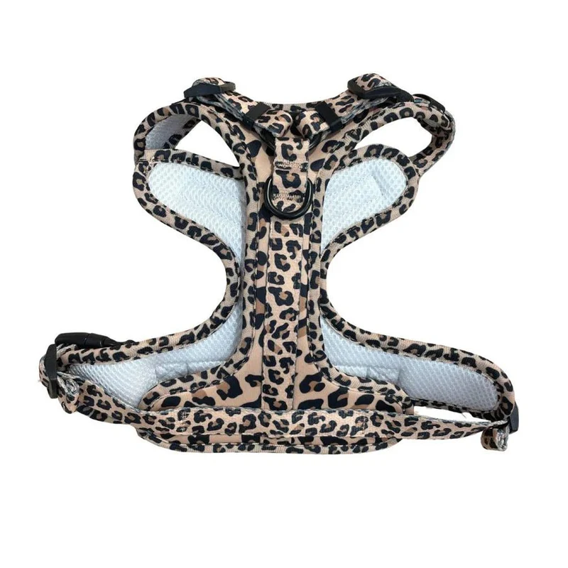 Harnais pour chien anti-traction Comfy Leopard