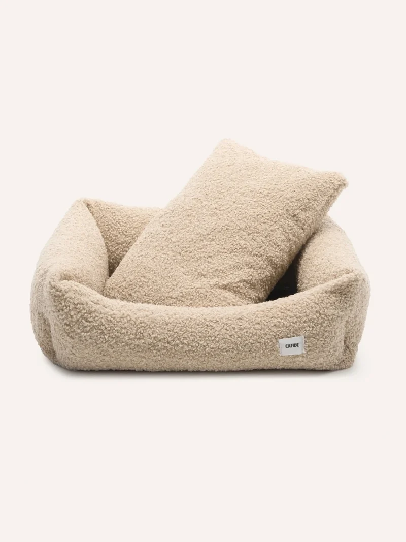 Panier pour chien Snozy - Bouclette Beige - Cafide
