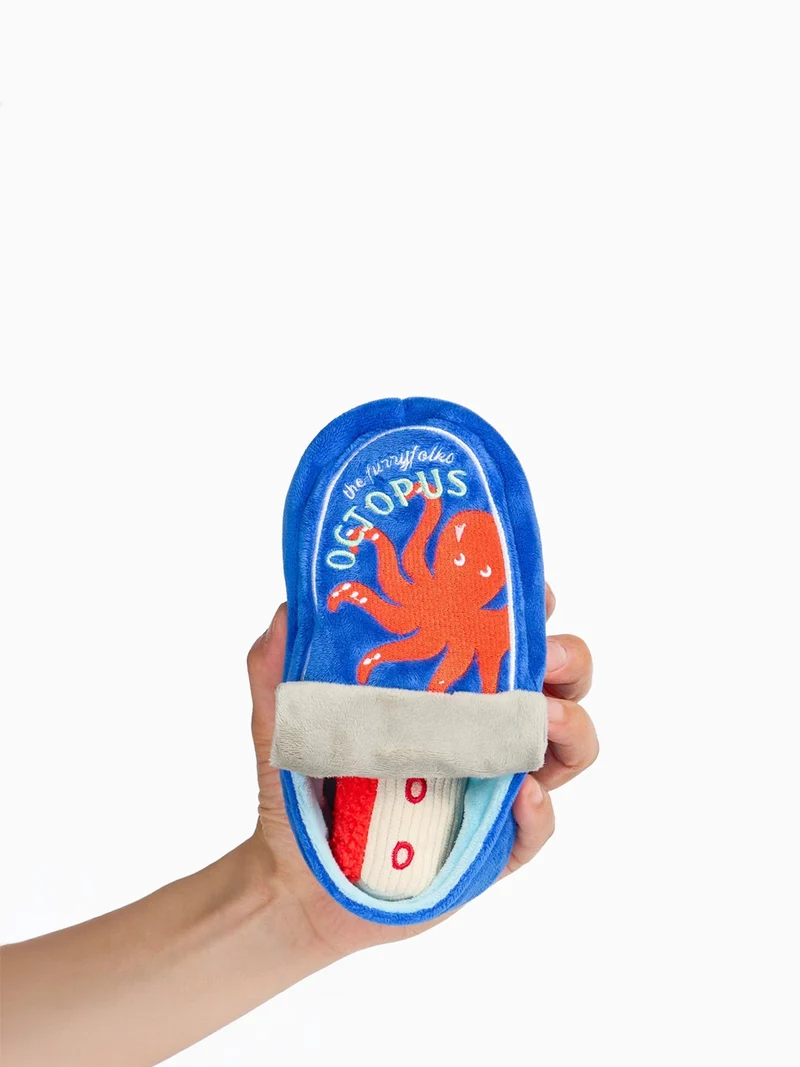 Jouet de fouille pour chien - Conserve de Poulpe 🐙 - The FurryFolks
