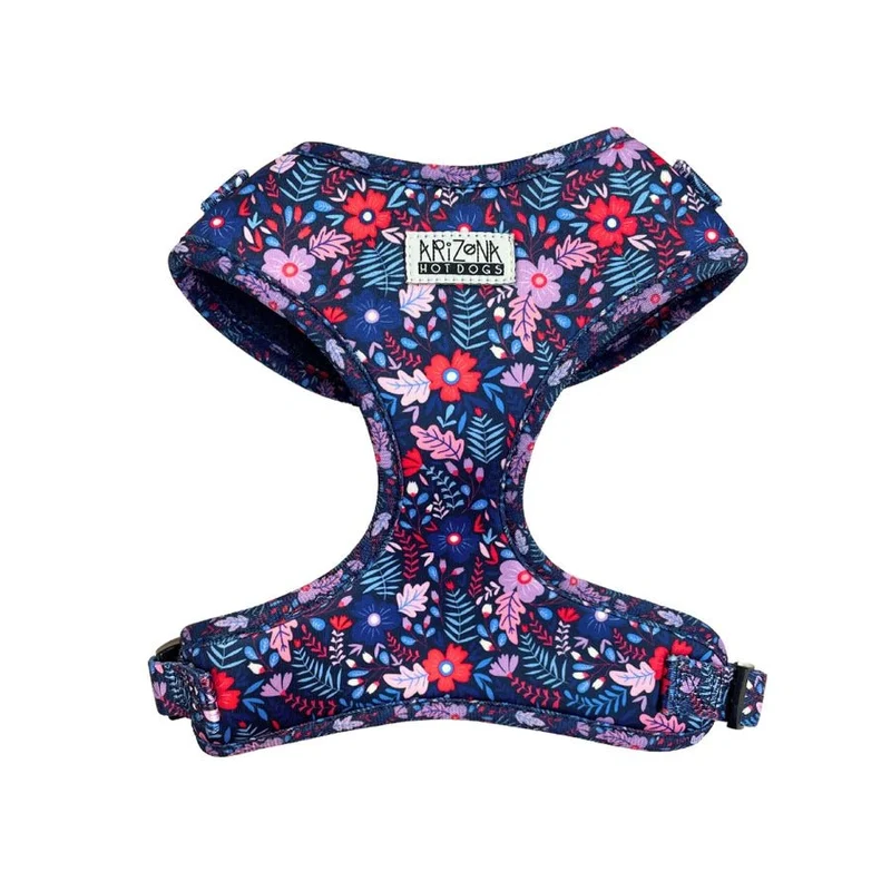 Harnais en H pour chien Violala - floral chic