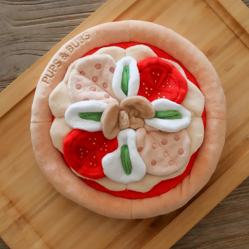Tapis de fouille chien Pizza 🍕 – jeu renifleur gourmand