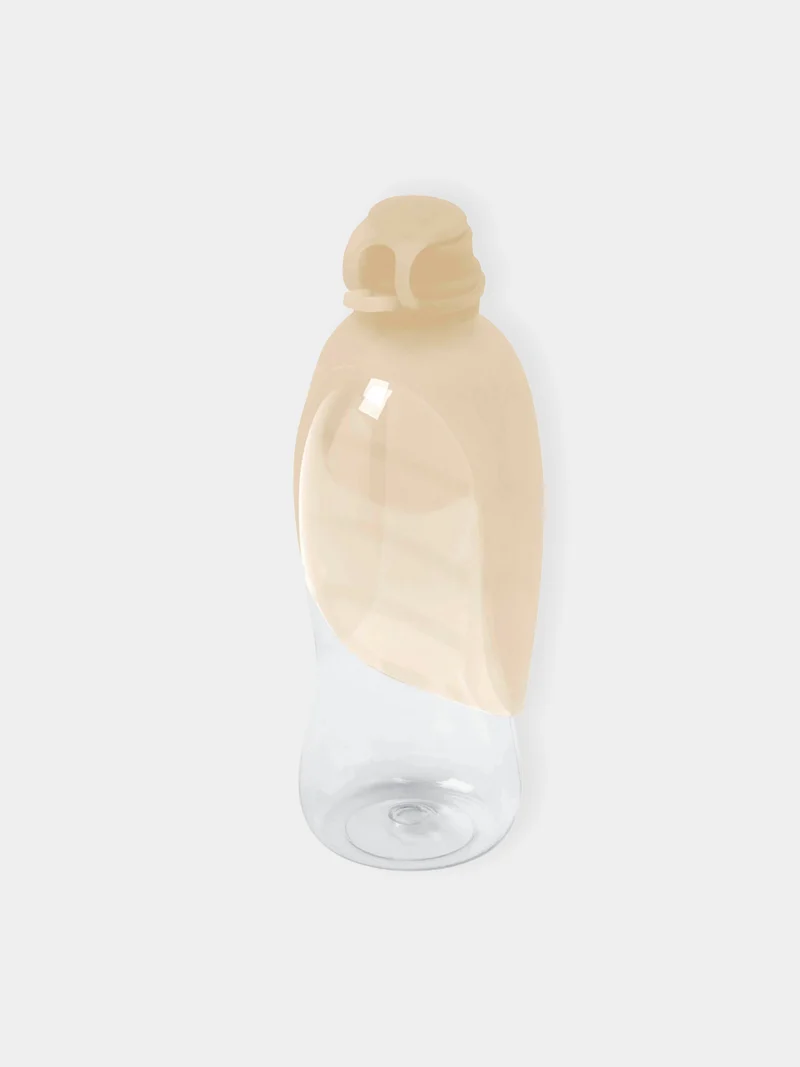 Gourde et distributeur d'eau portable Leaf - Sable - United Pets