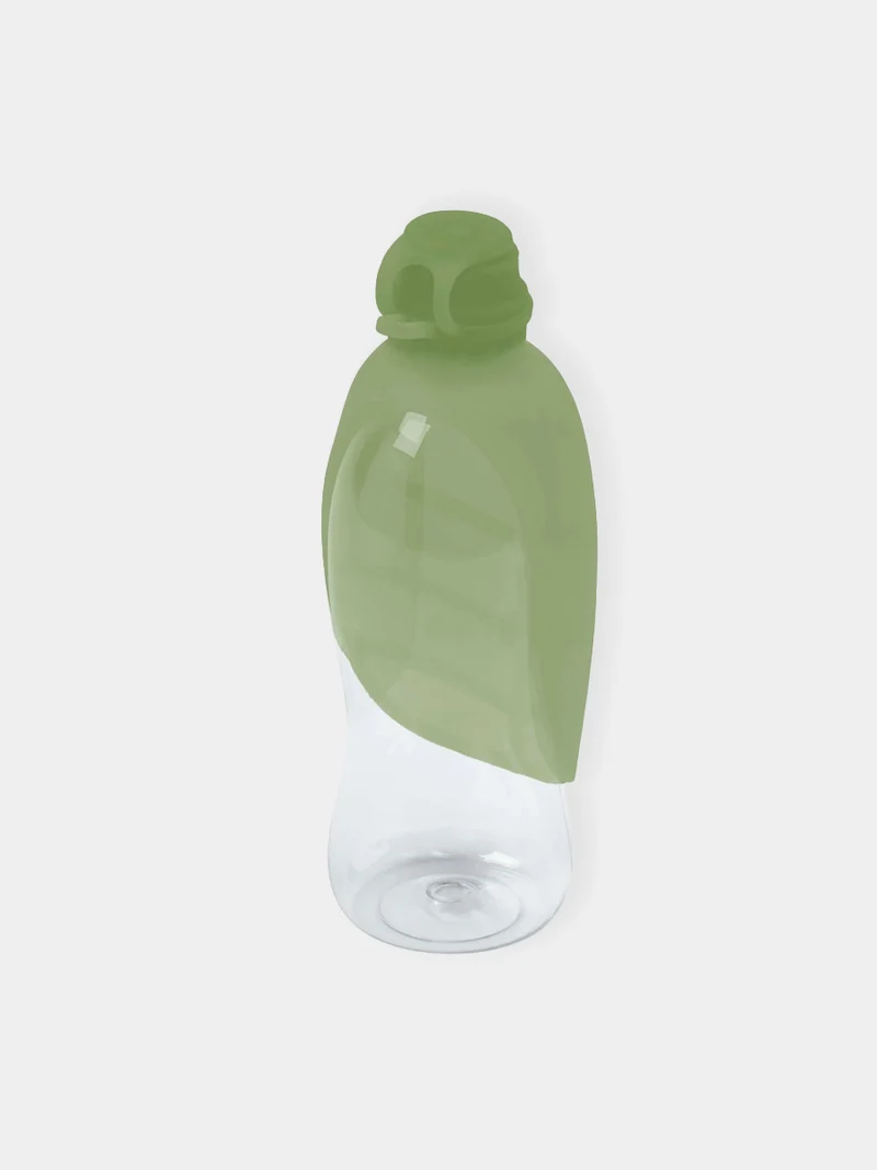 Gourde et distributeur d'eau portable Leaf - Vert - United Pets