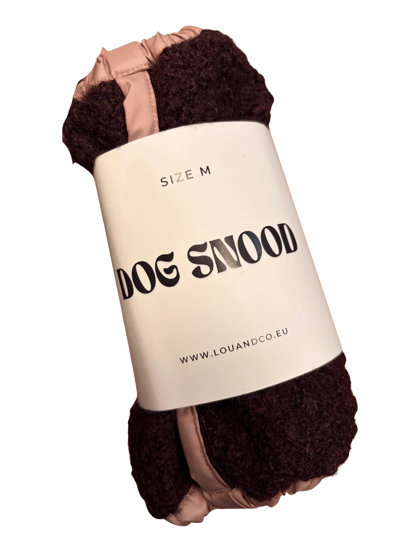 Snood d’hiver bordeaux & vieux rose – chic et protecteur