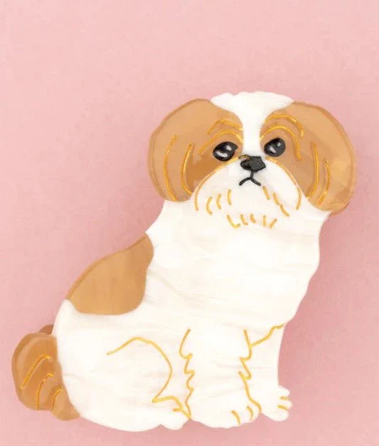 Pince à cheveux Shih Tzu – L’accessoire tendre & délicat
