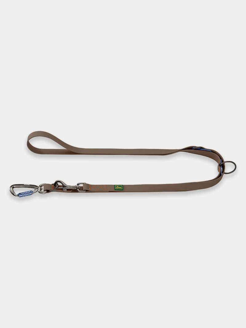 Laisse pour chien 3 positions en Biothane - Havana taupe - Hunter