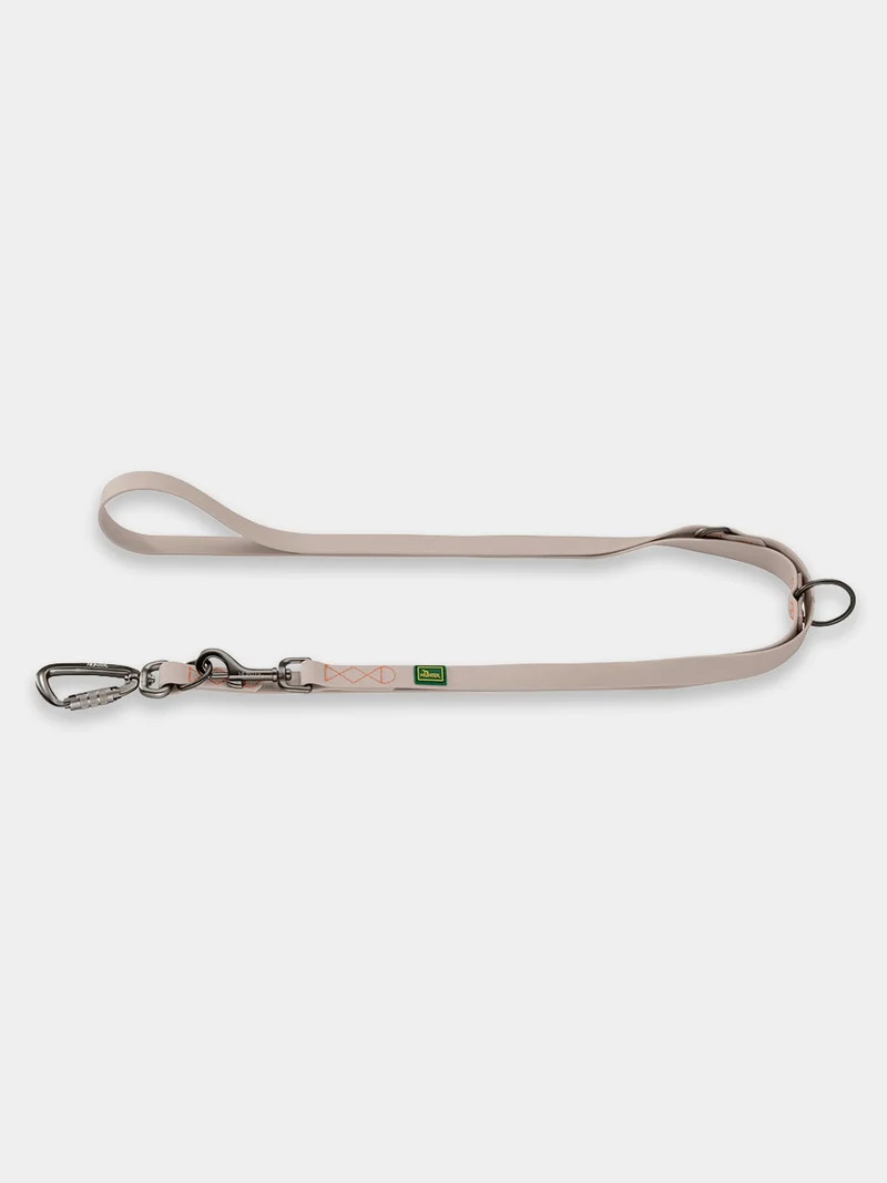 Laisse pour chien 3 positions en Biothane - Havana grège - Hunter