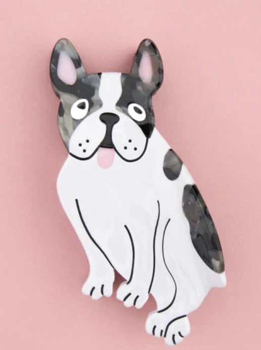 Pince à cheveux Bouledogue – L’accessoire parisien iconique